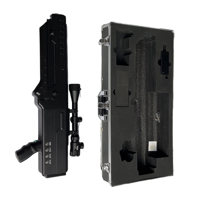  城中手持便携式枪型低空防御反制四通道A型