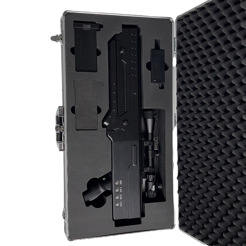  城中手持便携式枪型低空防御反制四通道B型